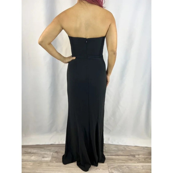 NWT Lovers and Friends Black Strapless Formal Gown $178 - Picture 8 of 15